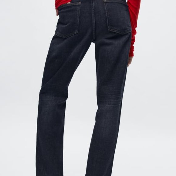 ZARA RELAXED MID WAIST JEANS - Picture 9 of 12